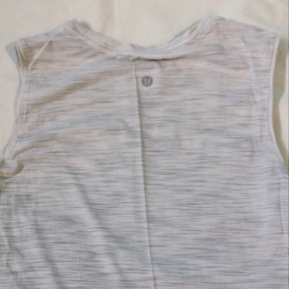 Lululemon white muscle tank top - Picture 2 of 6
